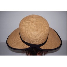 Mujer Natural Summer Beach Adjustable Packable Backless Straw Floppy Hat SPF50   eb-18289458